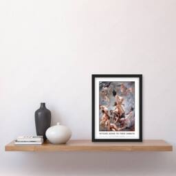 Artery8 Luis Ricardo Falero Witches Going To Their Sabbath Framed Art Print in Grey - Size: A4 - thumbnail 4