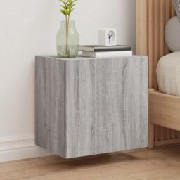 Berkfield Home TV Wall Cabinets 2 pcs Grey Sonoma 40.5x30x40 cm Engineered Wood - thumbnail 1
