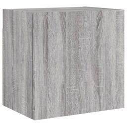Berkfield Home TV Wall Cabinets 2 pcs Grey Sonoma 40.5x30x40 cm Engineered Wood - thumbnail 6