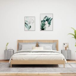Berkfield Home TV Wall Cabinets 2 pcs Grey Sonoma 40.5x30x40 cm Engineered Wood - thumbnail 3