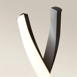 SPETLEK Touch Table Lamp Black Twist Integrated LED Living Room Bedside - thumbnail 4