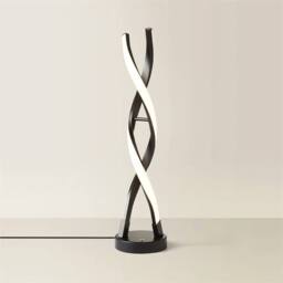 SPETLEK Touch Table Lamp Black Twist Integrated LED Living Room Bedside - thumbnail 5
