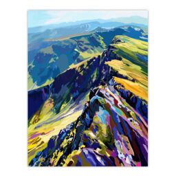 "Artery8 Cairngorm Mountains Scottish Highlands Landscape Wall Art Print - Size: W24"" x H32""" - thumbnail 1