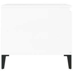 Berkfield Home Decorative Coffee Table High Gloss White 100x50x45 cm Engineered Wood - Size: 100 x 50 x 45 cm - thumbnail 7