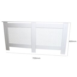 Monstershop Radiator Cover MDF White 1720mm - thumbnail 5