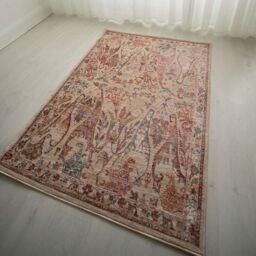 The Rug Shop UK Traditional Abstract Beige Polypropylene Easy To Clean Rug - Size: 200 cm x 290 cm - thumbnail 1