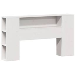 Berkfield Home Bookcase Bed without Mattress White 140x200cm Solid Wood Pine - Size: 140x200 cm - thumbnail 7