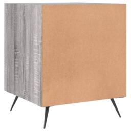 Berkfield Home Bedside Cabinets 2 pcs Grey Sonoma 40x40x50 cm Engineered Wood - Size: 40 x 40 x 50 cm - thumbnail 8