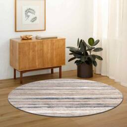 Livabliss Roma-Modern Grey Multicoloured Brown Living Dining Bedroom Rug - Size: 200 cm x 200 cm - thumbnail 8