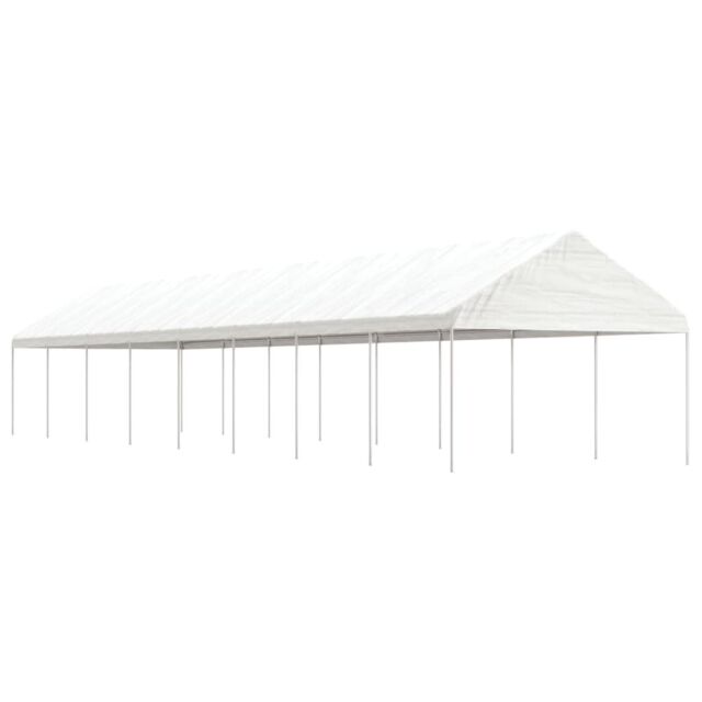 Berkfield Home Gazebo with Roof White 17.84x4.08x3.22 m Polyethylene - image 1