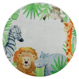 RugsX Bambino Rug in White - Size: 160 cm diameter - thumbnail 2