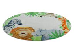 RugsX Bambino Rug in White - Size: 160 cm diameter - thumbnail 3