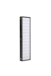 Living and Home 6-Panel Black Solid Wood Folding Room Divider Screen - thumbnail 4
