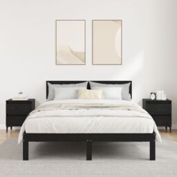Berkfield Home Bed Cabinets 2 pcs Black Oak 40x35x50 cm Engineered Wood - Size: 40 x 35 x 50 cm - thumbnail 1