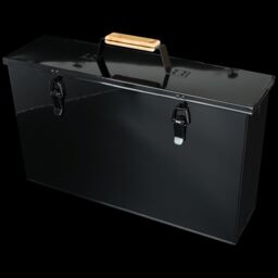 Valiant Ash Carrier Box, Firelighter Storage & Match Holder - Gloss Lacquer Finish in Black - thumbnail 2