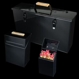 Valiant Ash Carrier Box, Firelighter Storage & Match Holder - Gloss Lacquer Finish in Black - thumbnail 1
