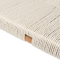 Nicholas Winter Wooden Scandi Danish Style Dining Benches - Natural/Natural - Pack of 2 in Natural - thumbnail 7