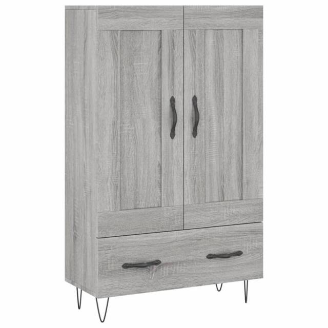 Berkfield Home Highboard Grey Sonoma 69.5x31x115 cm Engineered Wood - image 1