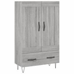 Berkfield Home Highboard Grey Sonoma 69.5x31x115 cm Engineered Wood - thumbnail 1
