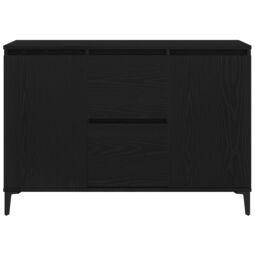 Berkfield Home Black Oak Sideboard - 104x35x70 cm, Made from Engineered Wood - Size: 104 x 35 x 70 cm - thumbnail 7