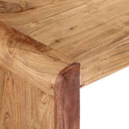 Berkfield Home TV Stand 110x33x33 cm Solid Wood Acacia in Brown - Size: 110 x 33 x 33 cm - thumbnail 5