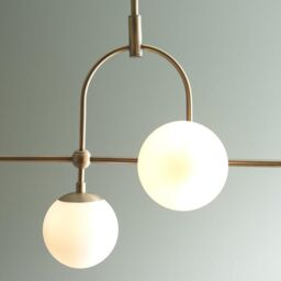 Netlighting 'COSENZA' Stylish Dimmable Indoor 5 Light Glass Ceiling Pendant in Yellow - thumbnail 5