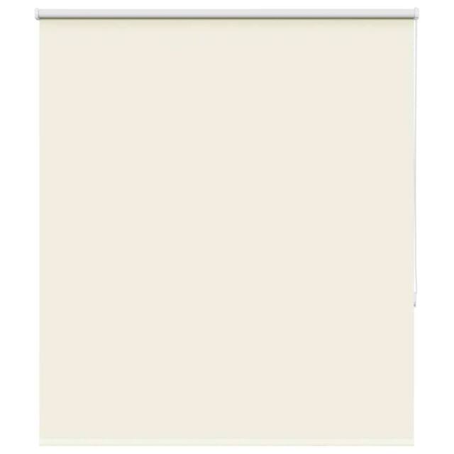 Berkfield Home Roller Blind Blackout Yellow 105x150 cm Fabric Width 100.7 cm Pol… in Off-White - image 1