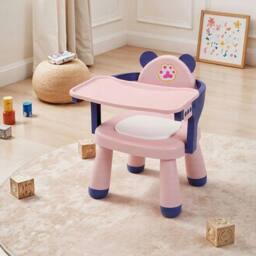 FORGEVIO Blue Pink Feeding Chair with Removable Tray - thumbnail 2