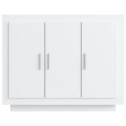 Berkfield Home Sideboard White 92x35x75 cm Engineered Wood - Size: 92 x 35 x 75 cm - thumbnail 5