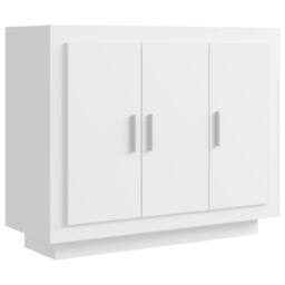 Berkfield Home Sideboard White 92x35x75 cm Engineered Wood - Size: 92 x 35 x 75 cm - thumbnail 1