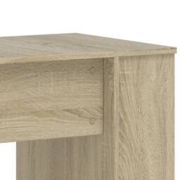 Berkfield Home Desk Sonoma Oak 140x50x75 cm Engineered Wood in Brown - Size: 140 x 50 x 75 cm - thumbnail 7