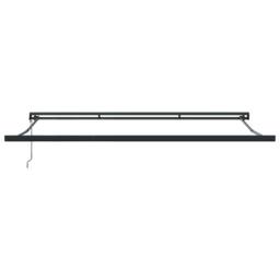 Berkfield Home Manual Retractable Awning with LED Green & White 400x350 cm - thumbnail 7