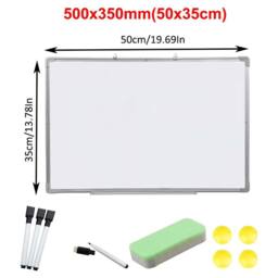 Hinsinc Magnetic Whiteboard for Office, School & Home Use S in White - thumbnail 2