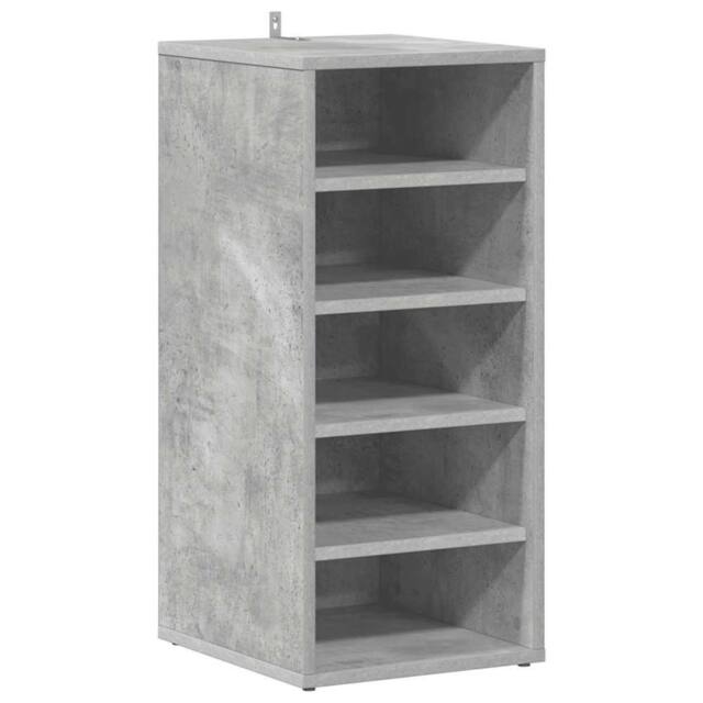 Berkfield Home Shoe Cabinets 2 pcs Concrete Grey 31.5x35x70 cm Engineered Wood - image 1