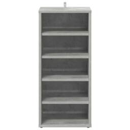 Berkfield Home Shoe Cabinets 2 pcs Concrete Grey 31.5x35x70 cm Engineered Wood - thumbnail 5