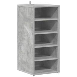 Berkfield Home Shoe Cabinets 2 pcs Concrete Grey 31.5x35x70 cm Engineered Wood - thumbnail 1