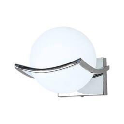 Goeco LED Wall Lamp, Glass Ball Wall For Home in Silver