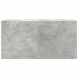 Berkfield Home Bathroom Wall Cabinet Concrete Grey 80x25x40 cm Engineered Wood - Size: 80 x 25 x 40 cm - thumbnail 5