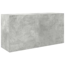 Berkfield Home Bathroom Wall Cabinet Concrete Grey 80x25x40 cm Engineered Wood - Size: 80 x 25 x 40 cm - thumbnail 2