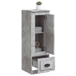 Berkfield Home Highboard Concrete Grey 36x35.5x103.5 cm Engineered Wood - thumbnail 4