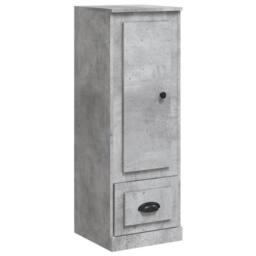 Berkfield Home Highboard Concrete Grey 36x35.5x103.5 cm Engineered Wood - thumbnail 3