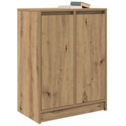 Berkfield Home Sideboard Artisan Oak 57x34x76 cm Engineered Wood in Brown - Size: 57 x 34 x 76 cm - thumbnail 4