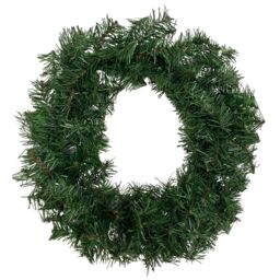 Samuel Alexander 45cm Colorado Christmas Door Wreath in Plain Green - thumbnail 6