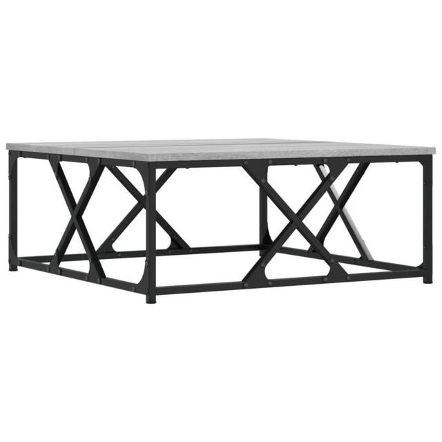 Berkfield Home Coffee Table Grey Sonoma 70x70x30 cm Engineered Wood - Size: 70 x 70 x 30 cm - image 1