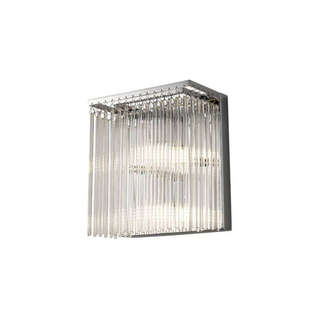 Netlighting Zanthe Wall Lamp 3 Light Polished Chrome Clear Glass in Silver - image 1