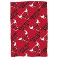 Chicago Bulls NBA Fleece Blanket in Red - Size: Crib - thumbnail 1
