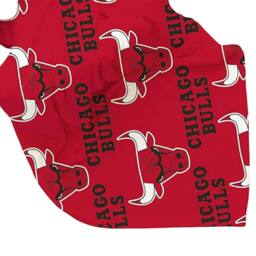 Chicago Bulls NBA Fleece Blanket in Red - Size: Crib - thumbnail 4