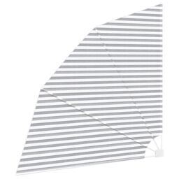 Berkfield Home Balcony Privacy Screen Anthracite & white 210 x 210 cm Fabric in Grey - thumbnail 4