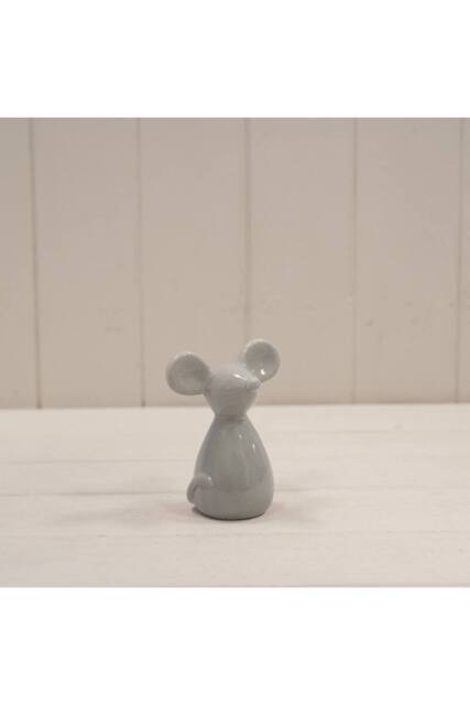 KDMD Ceramic Round Grey Ornament 10cm - image 1