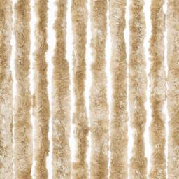 Berkfield Home Fly Curtain Beige 100x230 cm Chenille - thumbnail 5